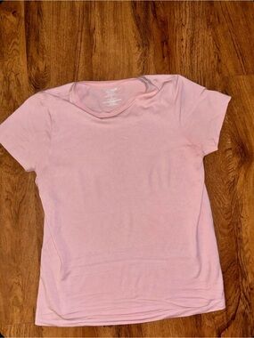 Members Mark Women’s Crewneck Short Sleeve Tee in Light Pink